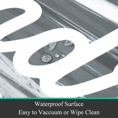 Farmhouse Laundry Room Rug Runner 20"X48" Rubber Non Slip Kitchen Mats for Floor Waterproof Laundry Area Rug Washable Floor Carpet Runner for Entryway Bathroom Hallway Mudroom